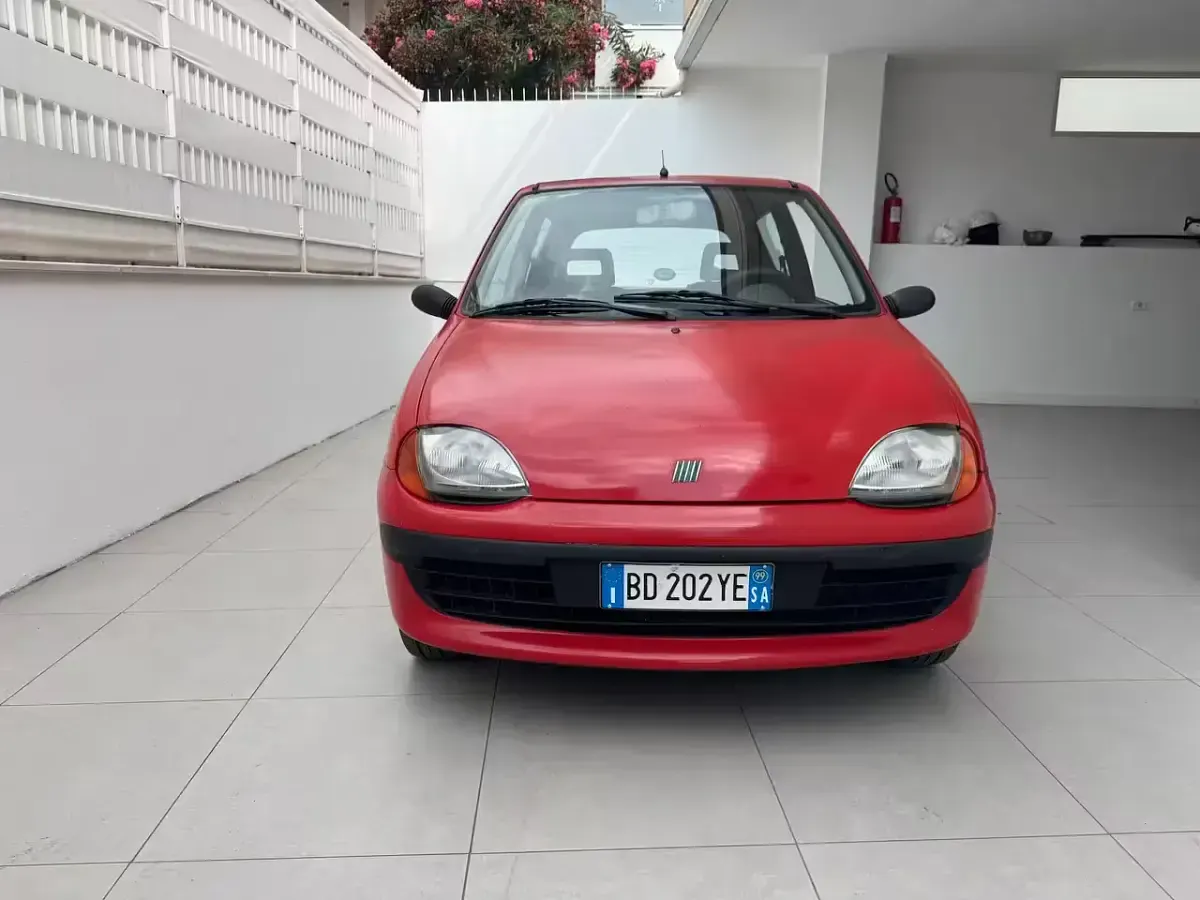 Usata Fiat Seicento 54 CV (39 kW) 1999 Rosso Utilitaria