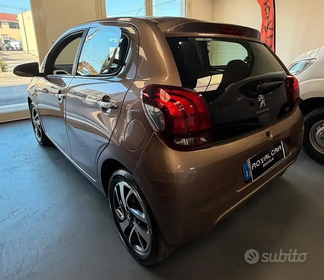 Usata Peugeot 108 82 CV (60 kW) 2015 Marrone Berlina