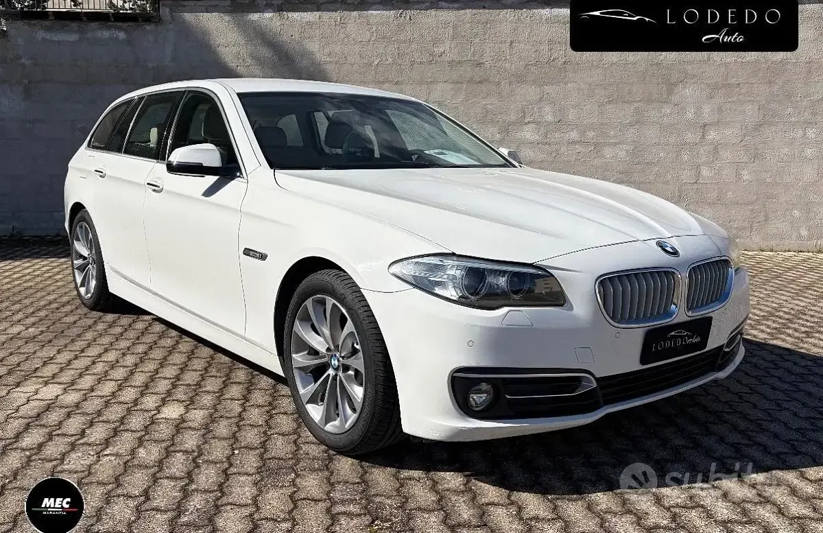 Usata BMW 525 Luxury Line 218 CV (160 kW) 2014 Bianco Station wagon