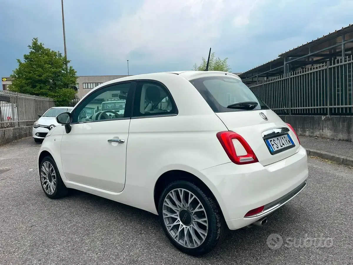 Usata Fiat 500 Lounge 69 CV (50 kW) 2018 Bianco Berlina
