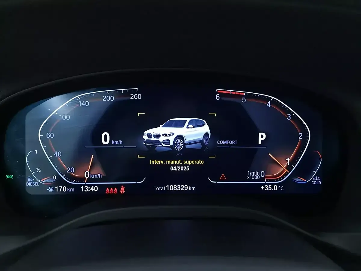 Usata BMW X3 Luxury Line 190 CV (139 kW) 2021 Biancobianco SUV