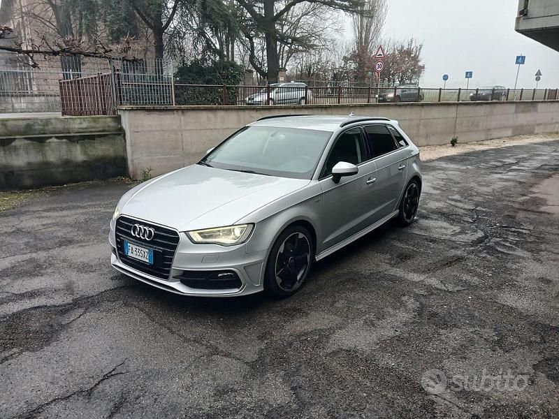Usata Audi A3 S-Line 150 CV (110 kW) 2014 Grigio Berlina