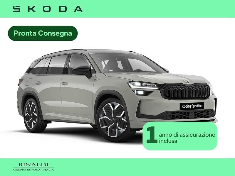 Nuova Skoda Kodiaq SportLine 204 CV (150 kW) 2026 Grigio acciaio SUV