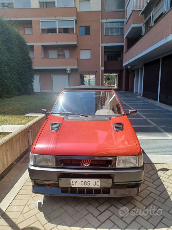 Usata Fiat Uno 1990 Rosso Utilitaria