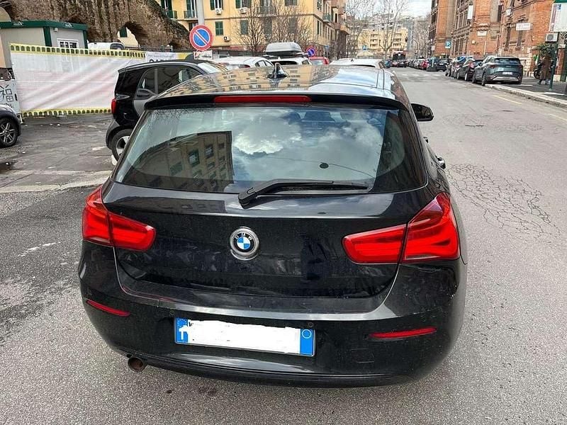 Usata BMW 118 Sport Line 150 CV (110 kW) 2017 Nero Utilitaria