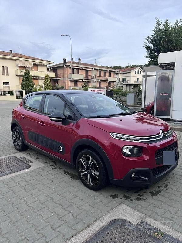 Usata Citroën C3 Shine 102 CV (75 kW) 2017 Rosso Berlina