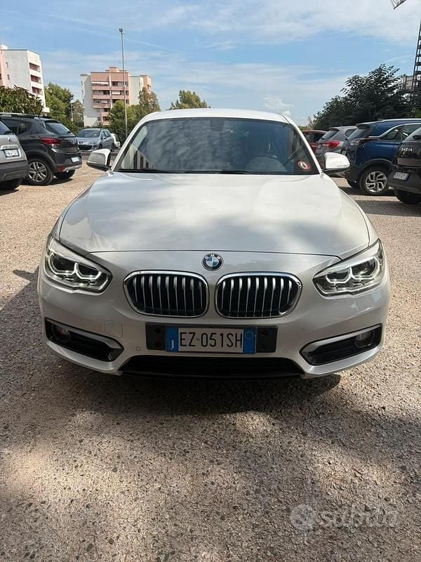 Usata BMW 116 Efficient Dynamics 116 CV (85 kW) 2015 Bianco Utilitaria