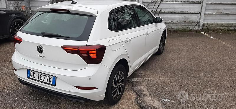 Usata VW Polo Life 95 CV (69 kW) 2022 Bianco Berlina