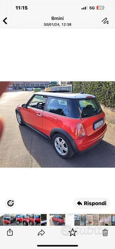 Rosso Usata 2005 Mini ONE Due volumi | 4500 € (Molto cara) - Immagine 1/4