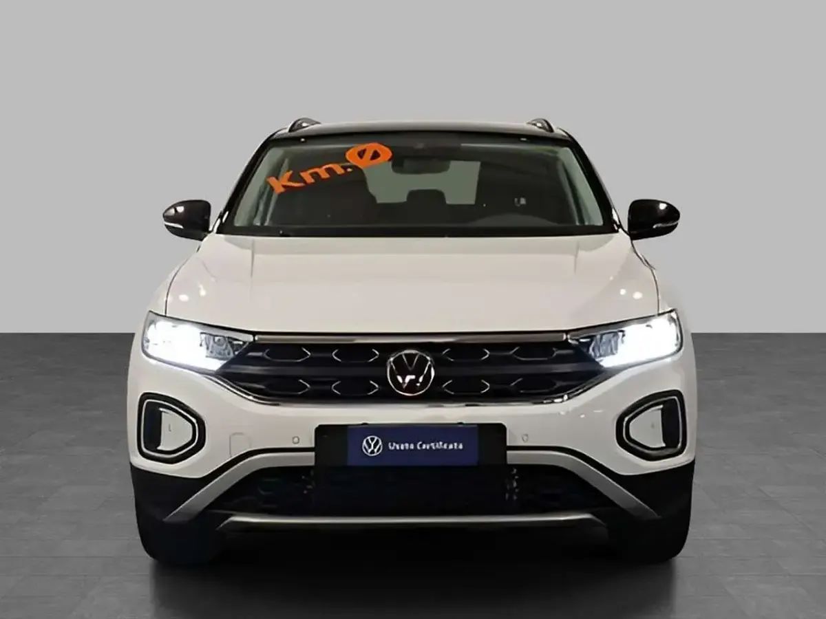 Nuova VW T-Roc Edition 150 CV (110 kW) 2025 Pure white nero SUV