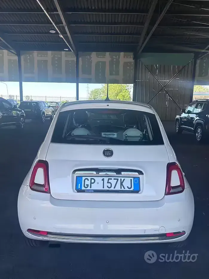 Usata Fiat 500 Lounge 86 CV (63 kW) 2019 Bianco Berlina