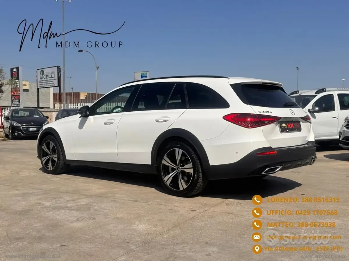 Usata Mercedes C220 Premium Plus 200 CV (147 kW) 2023 Bianco Station wagon