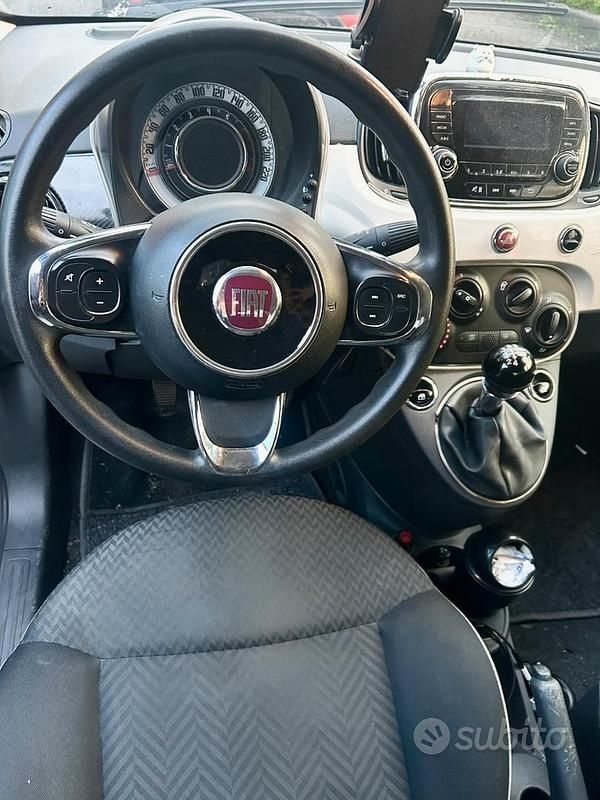 Usata Fiat 500 70 CV (51 kW) 2016 Bianco Berlina