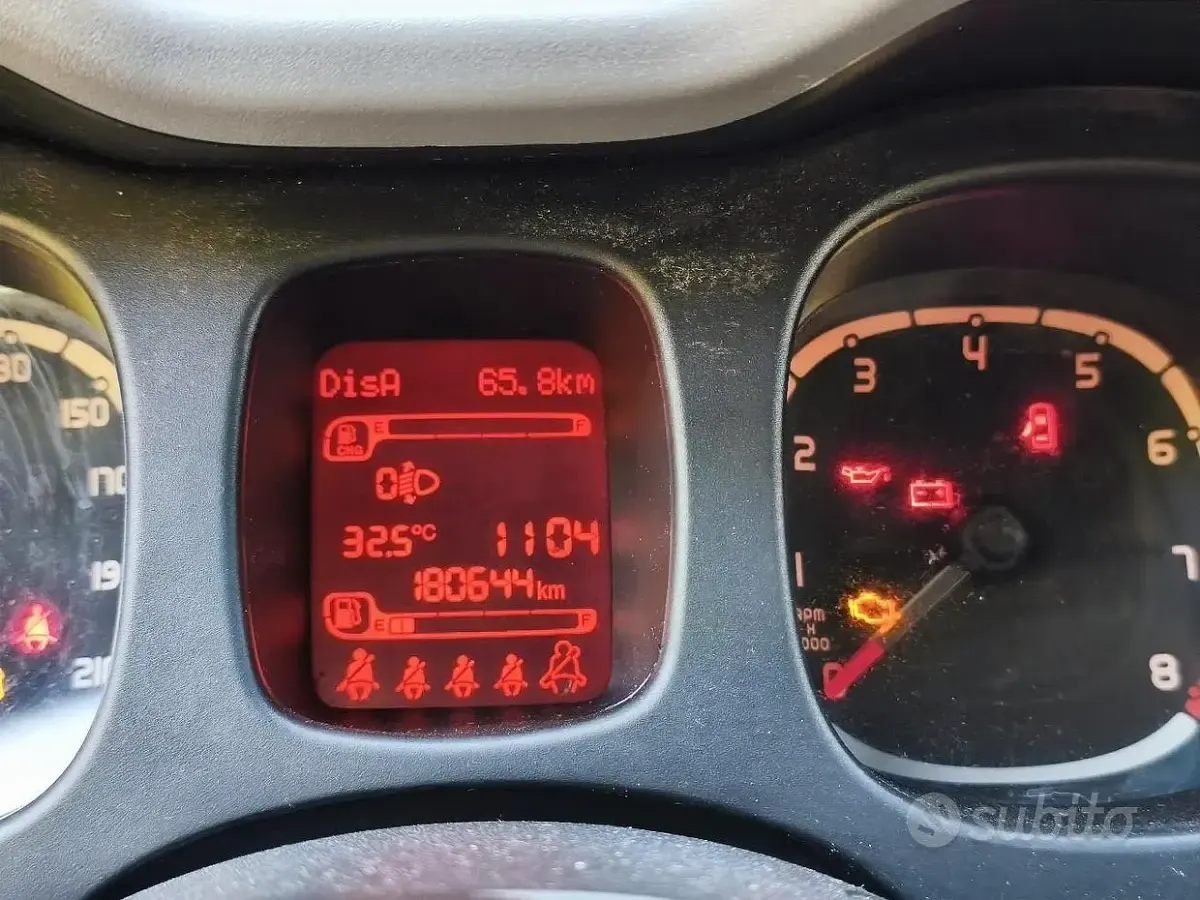 Usata Fiat Panda 85 CV (62 kW) 2013 Bianco Utilitaria