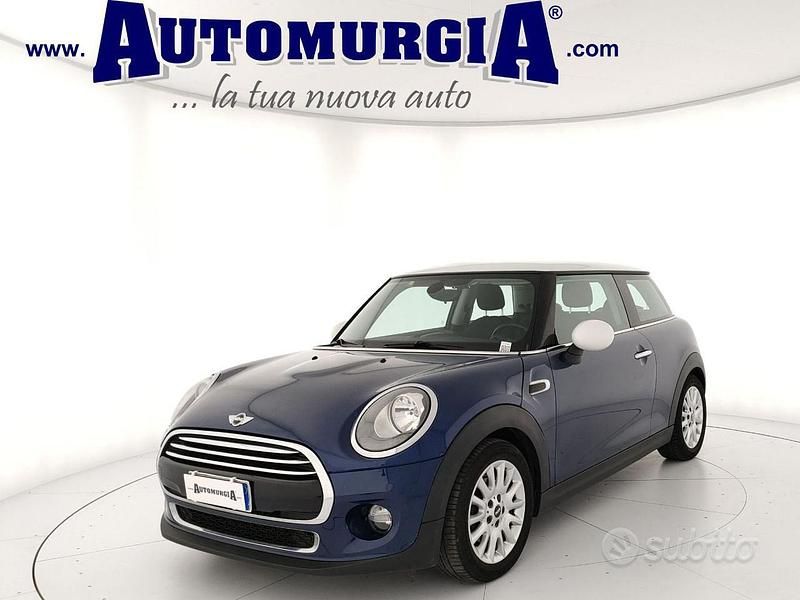 Usata Mini Cooper D 116 CV (85 kW) 2014 Blu Utilitaria