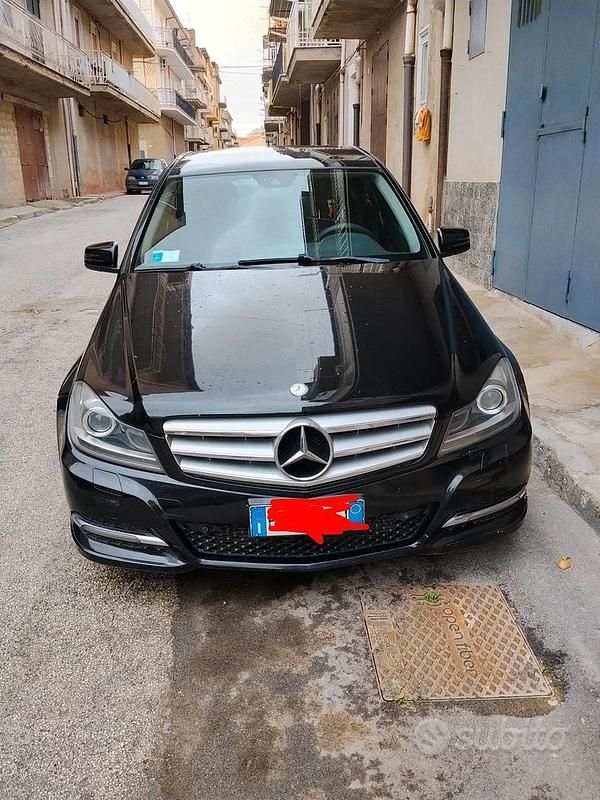 Usata Mercedes C200 2012 Nero Berlina