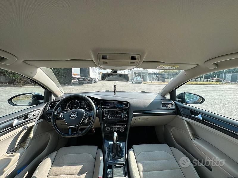 Usata VW Golf VII 110 CV (80 kW) 2015 Blu Berlina