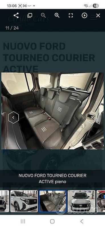 Usata Ford Tourneo Courier 125 CV (91 kW) 2024 Grigio Monovolume