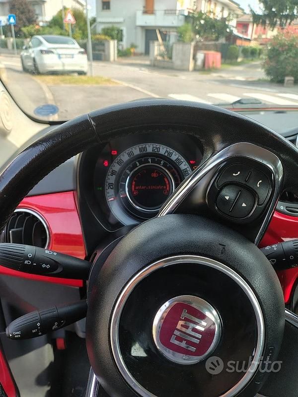 Usata Fiat 500 2017 Rosso Utilitaria