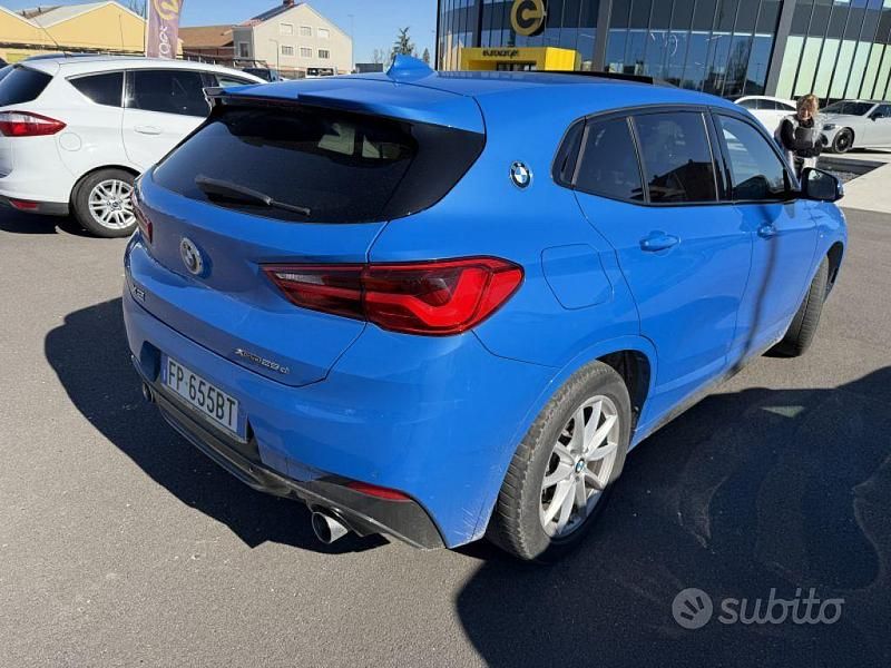 Usata BMW X2 M Sport 231 CV (169 kW) 2018 Blu pastello SUV