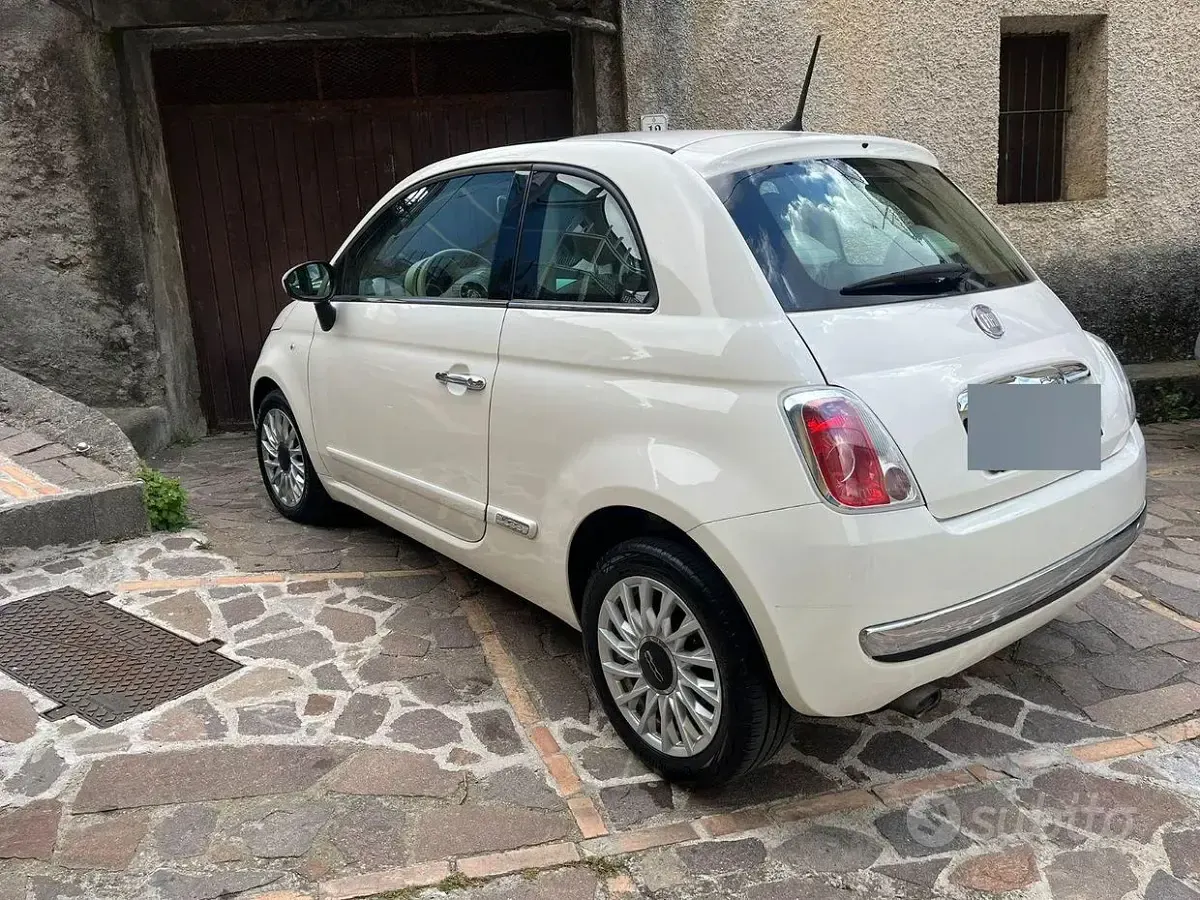 Usata Fiat 500 Lounge 69 CV (50 kW) 2014 Bianco Berlina