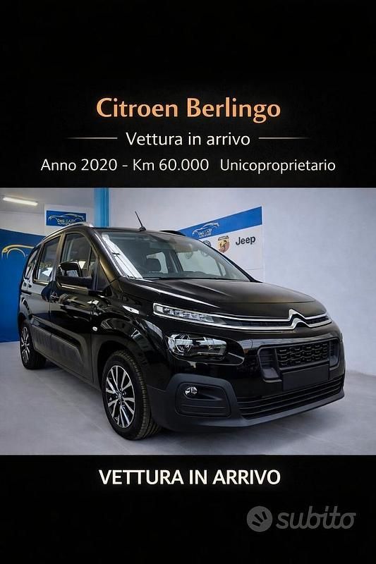 Usata Citroën Berlingo Live 110 CV (80 kW) 2020 Nero Monovolume