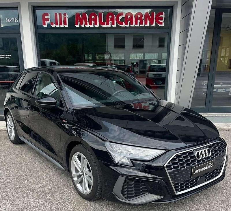Nero Usata 2020 Audi A3 S-Line Tre volumi | 26.900 € (Buon prezzo) - Immagine 1/4