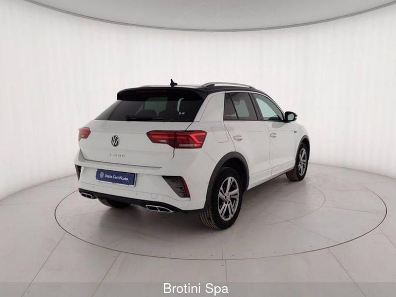 Usata VW T-Roc R-line 110 CV (80 kW) 2023 Bianco SUV