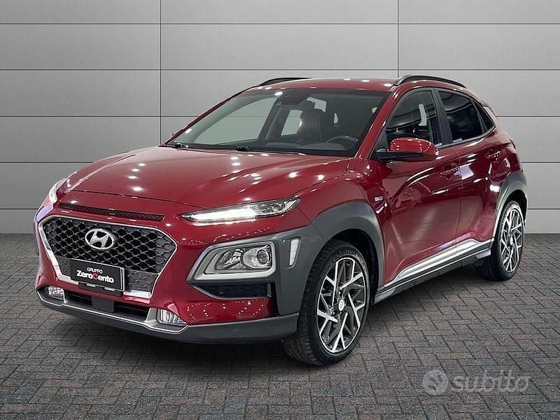 Usata Hyundai Kona XPrime 141 CV (103 kW) 2021 Rosso SUV