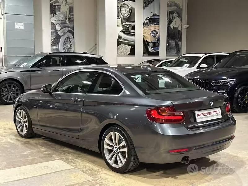 Usata BMW 218 Sport Line 150 CV (110 kW) 2017 Gray Coupé