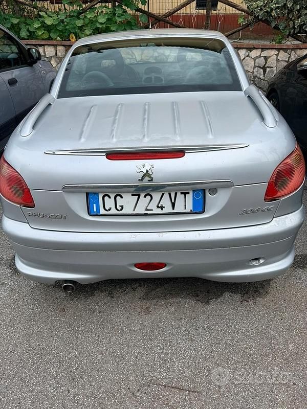 Usata Peugeot 206 CC 2003 Grigio Cabrio