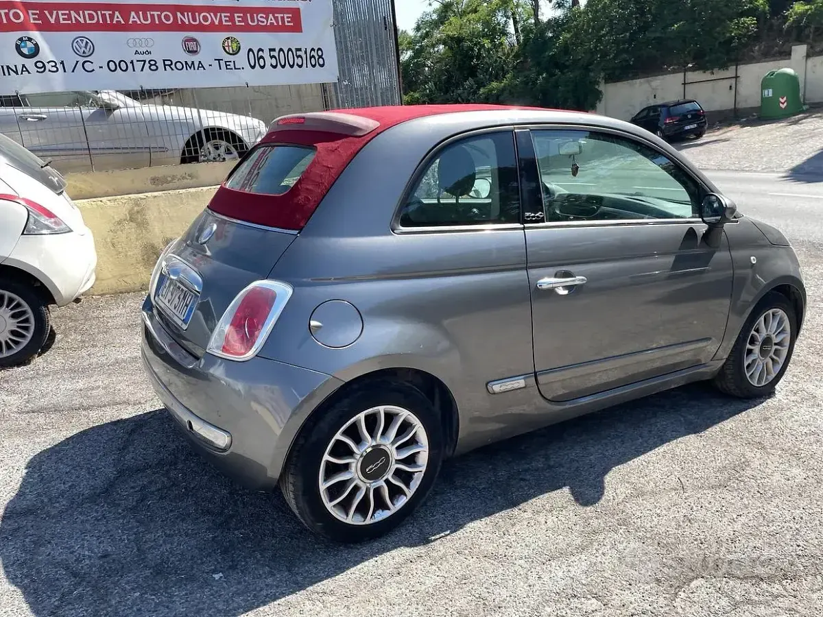 Usata Fiat 500C 69 CV (50 kW) 2012 Grigio Cabrio