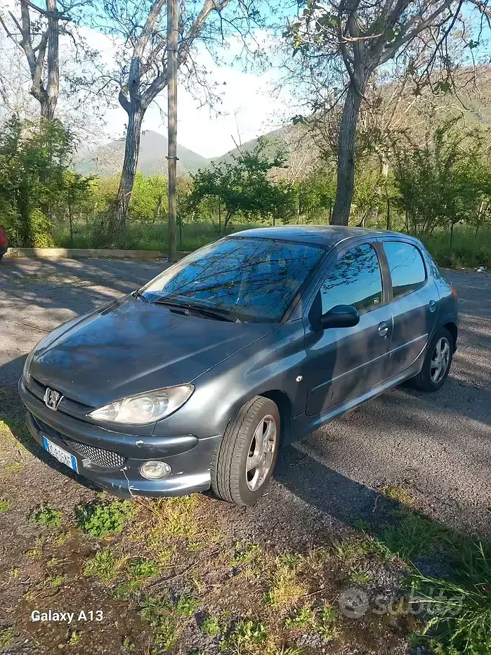 Usata Peugeot 206 109 CV (80 kW) 2006 Grigio Berlina