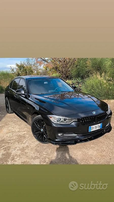 Usata BMW 320 Sport Line 184 CV (135 kW) 2013 Nero Berlina