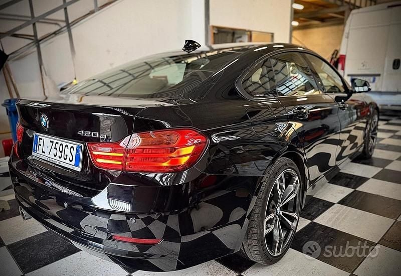 Usata BMW 420 Sport Line 190 CV (139 kW) 2016 Nero Berlina