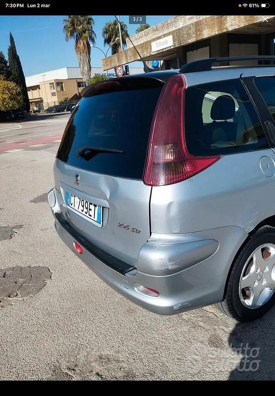 Usata Peugeot 206 68 CV (50 kW) 2005 Grigio Station wagon