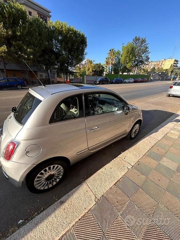 Usata Fiat 500 Lounge 75 CV (55 kW) 2009 Grigio Utilitaria