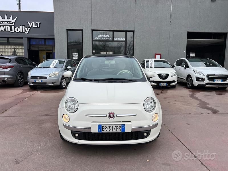 Usata Fiat 500 Lounge 95 CV (69 kW) 2013 Bianco Berlina