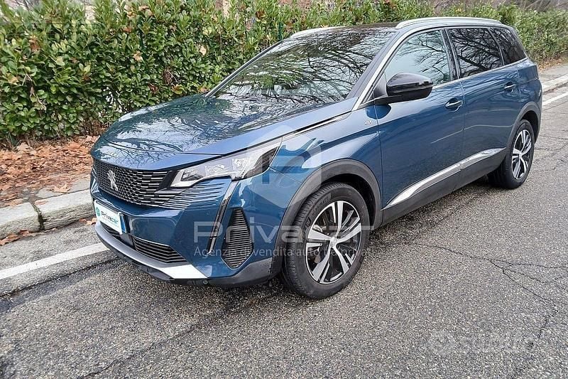 Usata Peugeot 5008 GT 130 CV (95 kW) 2023 Blu Station wagon