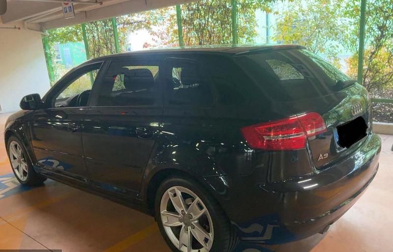 Usata Audi A3 Ambition 104 CV (76 kW) 2010 Nero Utilitaria