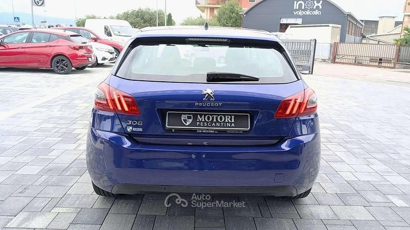 Usata Peugeot 308 Business-Line 131 CV (96 kW) 2020 Blu/azzurro Berlina