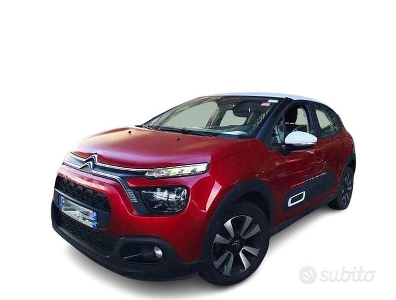 Usata Citroën C3 PureTech 110 CV (80 kW) 2021 Rosso Utilitaria