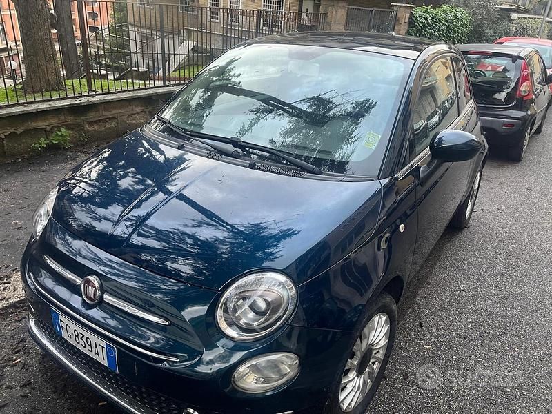 Usata Fiat 500 Lounge 69 CV (50 kW) 2016 Blu Berlina