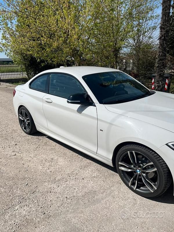 Usata BMW 218 M Sport 143 CV (105 kW) 2014 Bianco Coupé