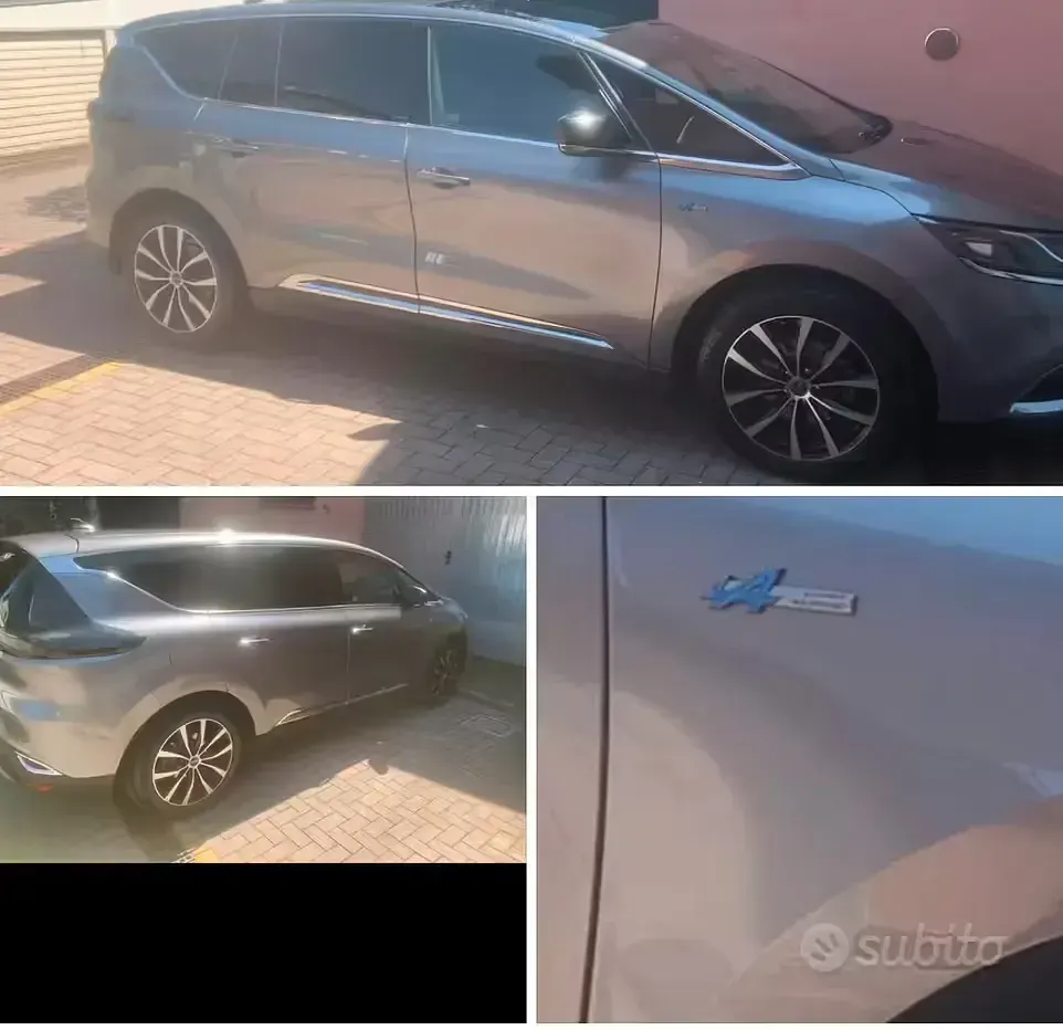 Usata Renault Espace 160 CV (117 kW) 2016 Grigio Monovolume