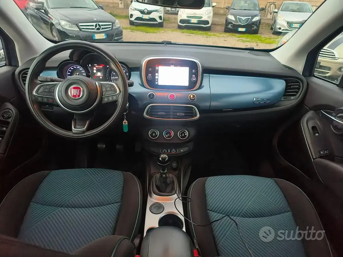 Usata Fiat 500X Mirror 120 CV (88 kW) 2020 Blu SUV