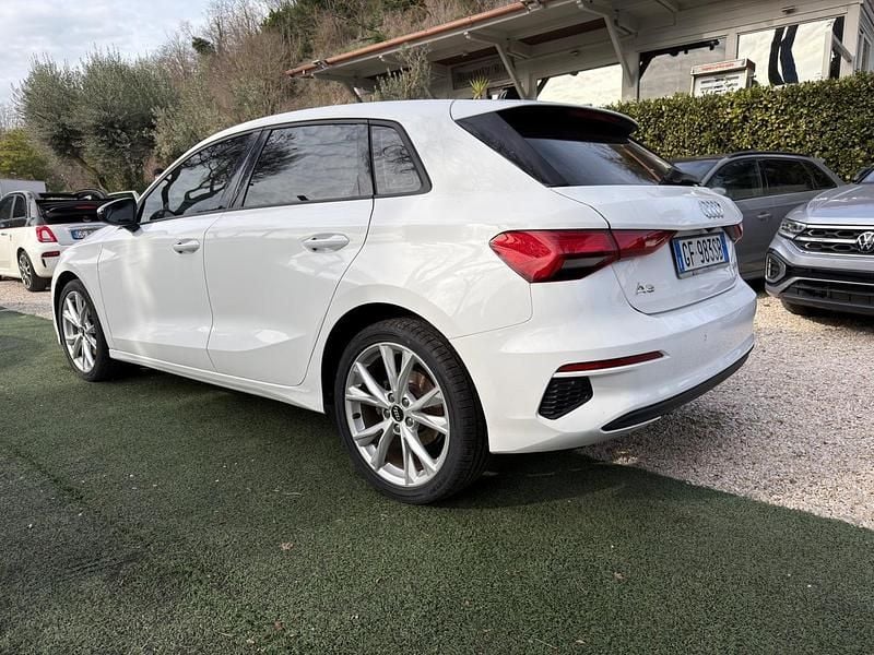 Usata Audi A3 Sportback 149 CV (109 kW) 2021 Bianco Utilitaria