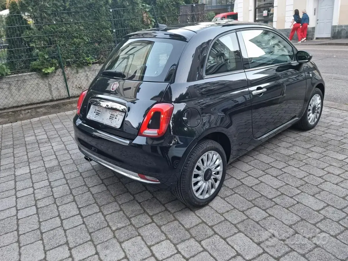 Usata Fiat 500 Lounge 69 CV (50 kW) 2018 Nero Berlina