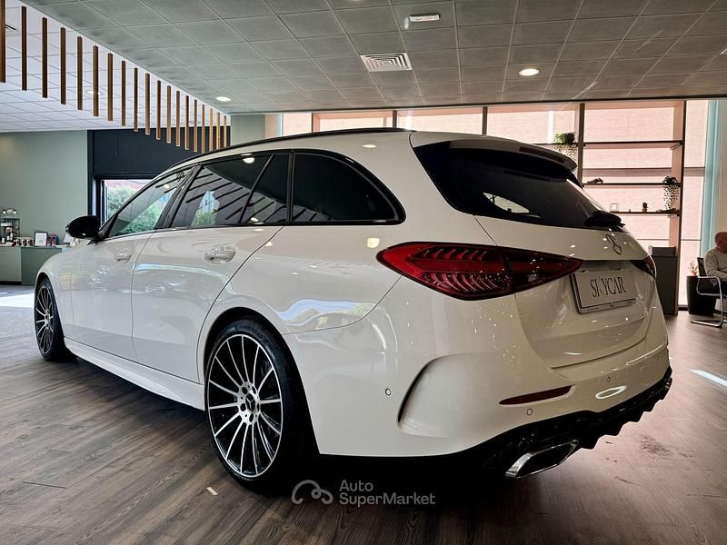 Usata Mercedes C220 AMG Line Premium 200 CV (147 kW) 2024 Bianco Station wagon