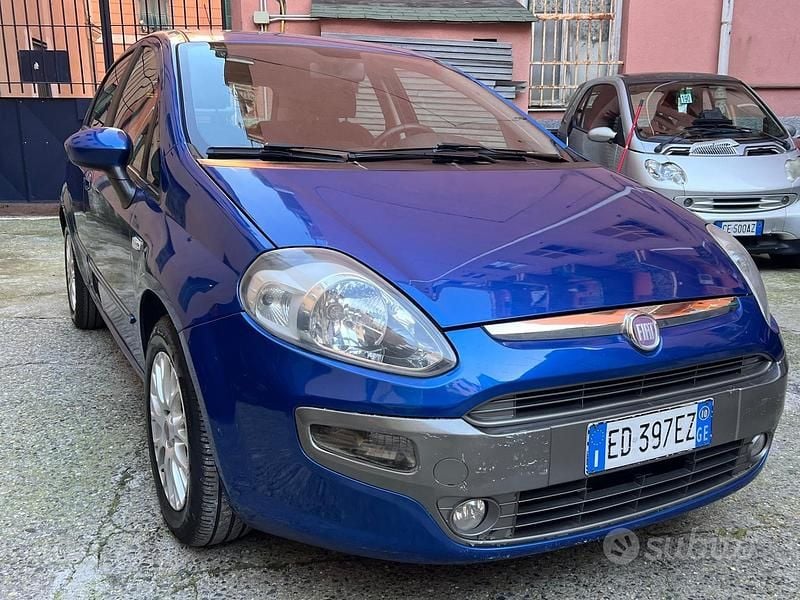 Usata Fiat Punto Evo S 75 CV (55 kW) 2011 Blu Utilitaria